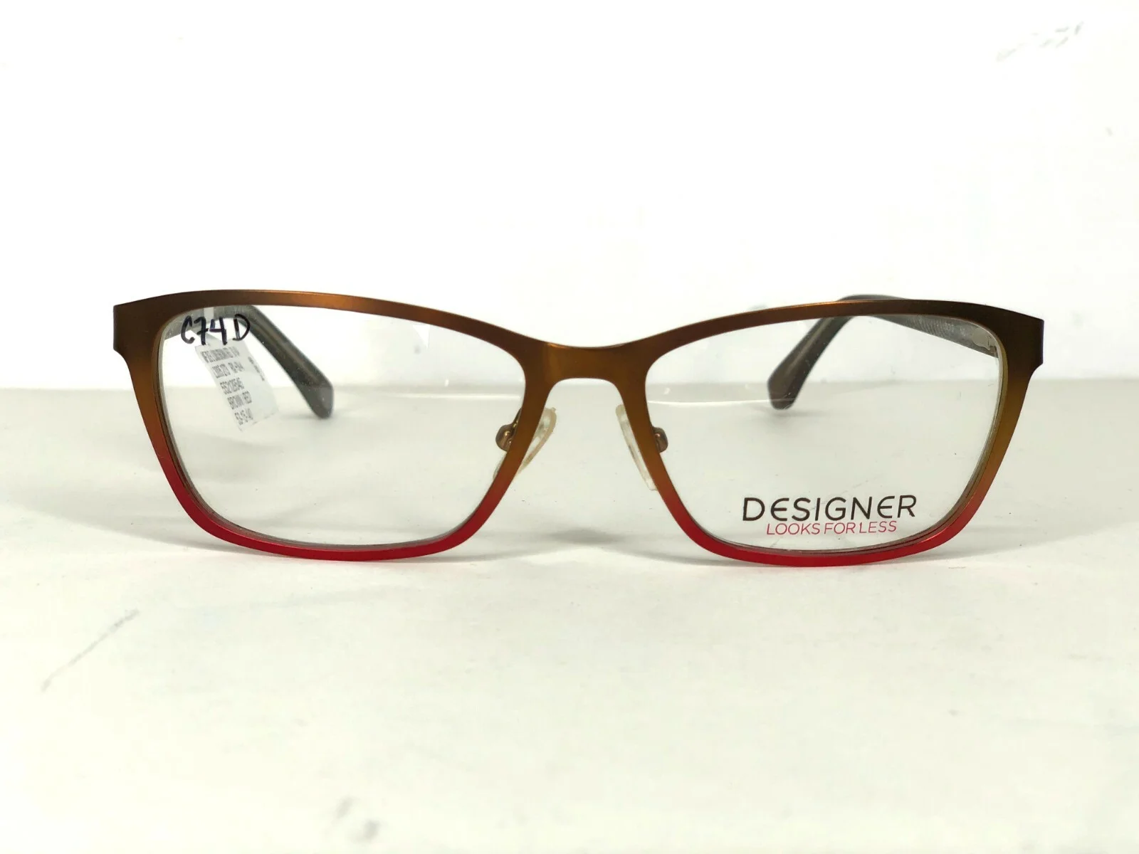 BOGO! Trend by DNA Brown Red Eyeglasses L3005 53-15-140 FRAMES Demo Lens $54 4