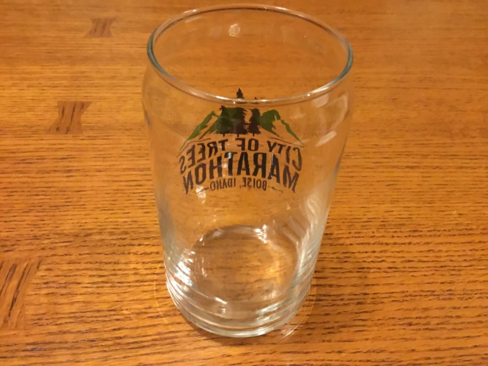 Boise Idaho City of Trees Marathon Souvenir Glass 2022 4
