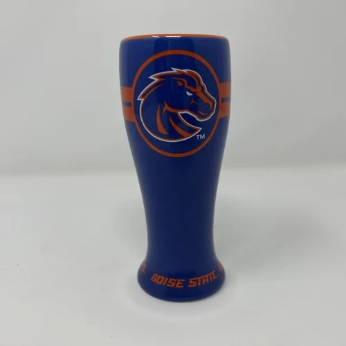 Boise State Broncos NCAA Ceramic Blue And Orange Tall Shot Glass