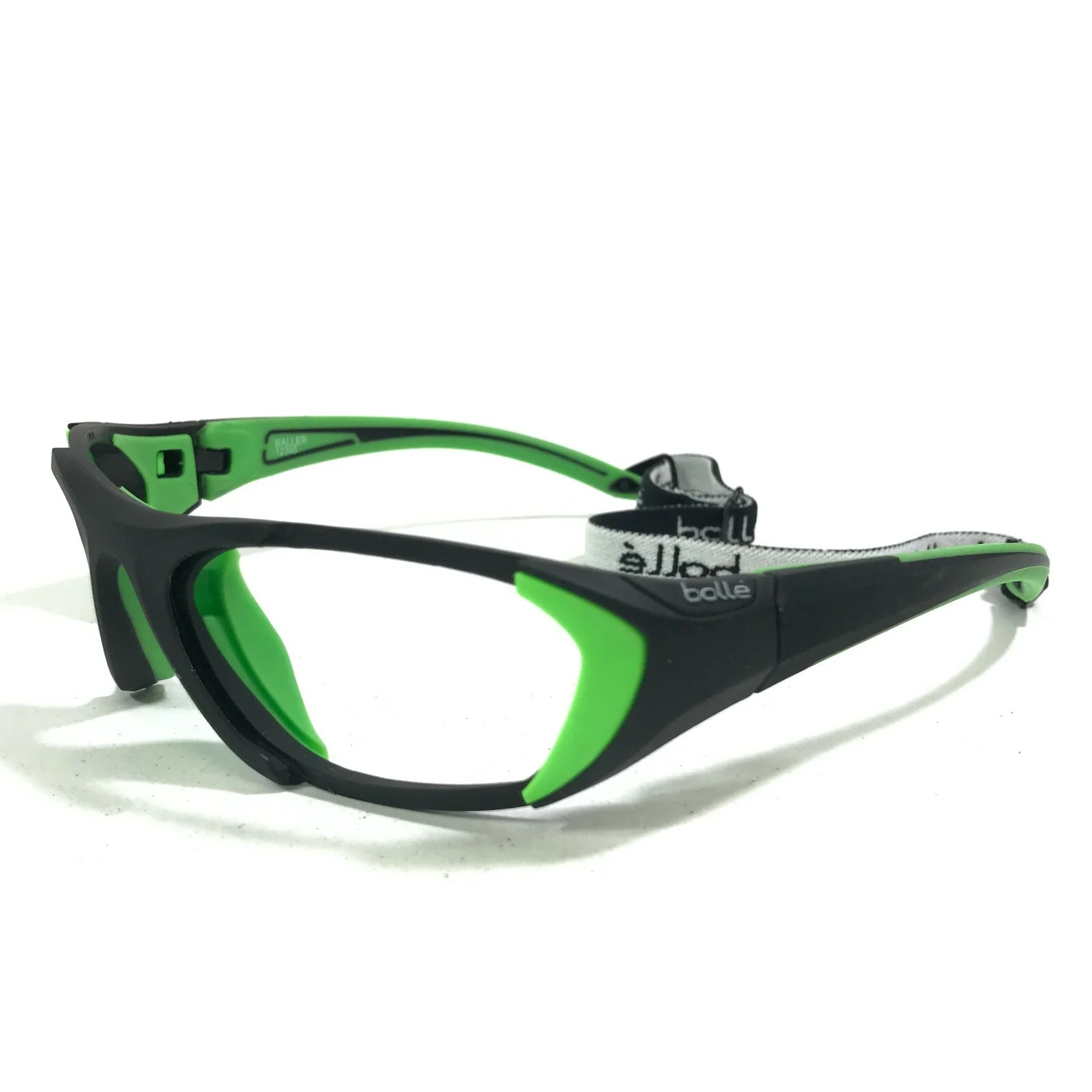 Bolle Athletic Goggles BALLER 12395 Eyeglasses Frames Black Green 59-19-131
