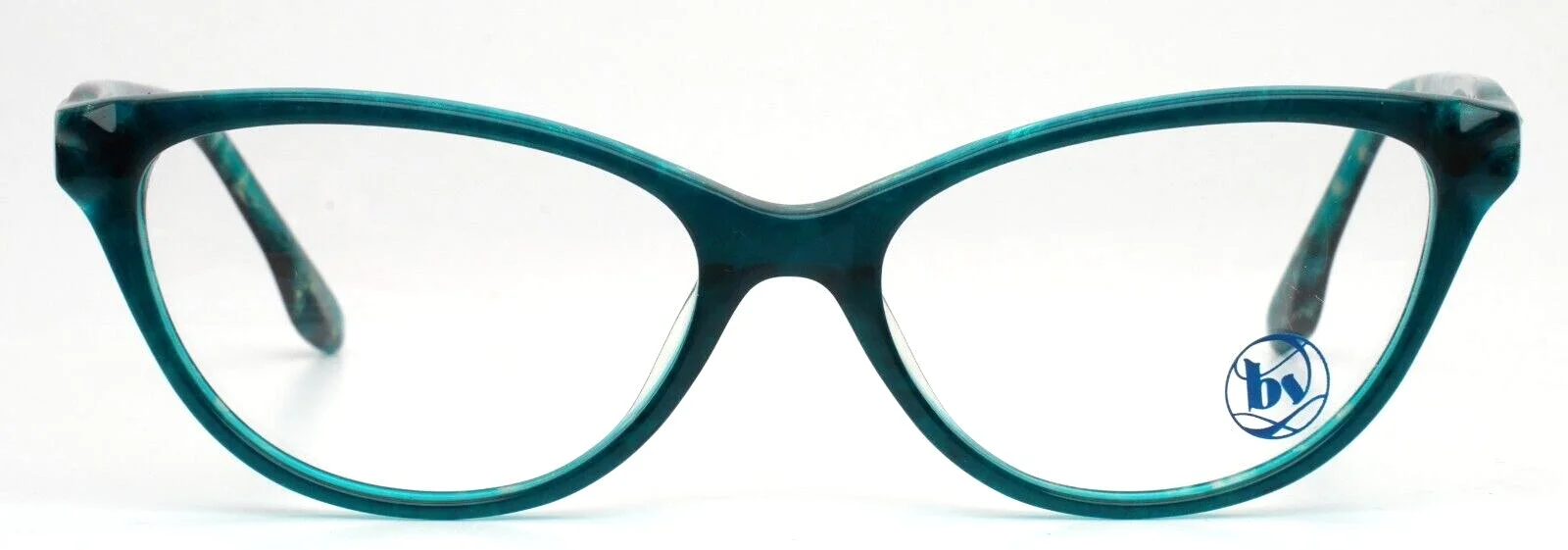 BON VIVANT Isabelle 7414 Emerald Green Womens Cat Eye Eyeglasses 52-15-140 B:35 2