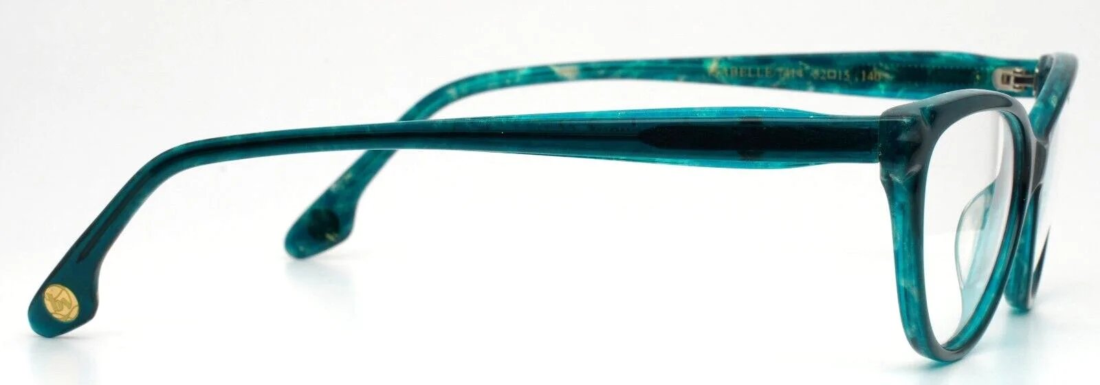 BON VIVANT Isabelle 7414 Emerald Green Womens Cat Eye Eyeglasses 52-15-140 B:35 4