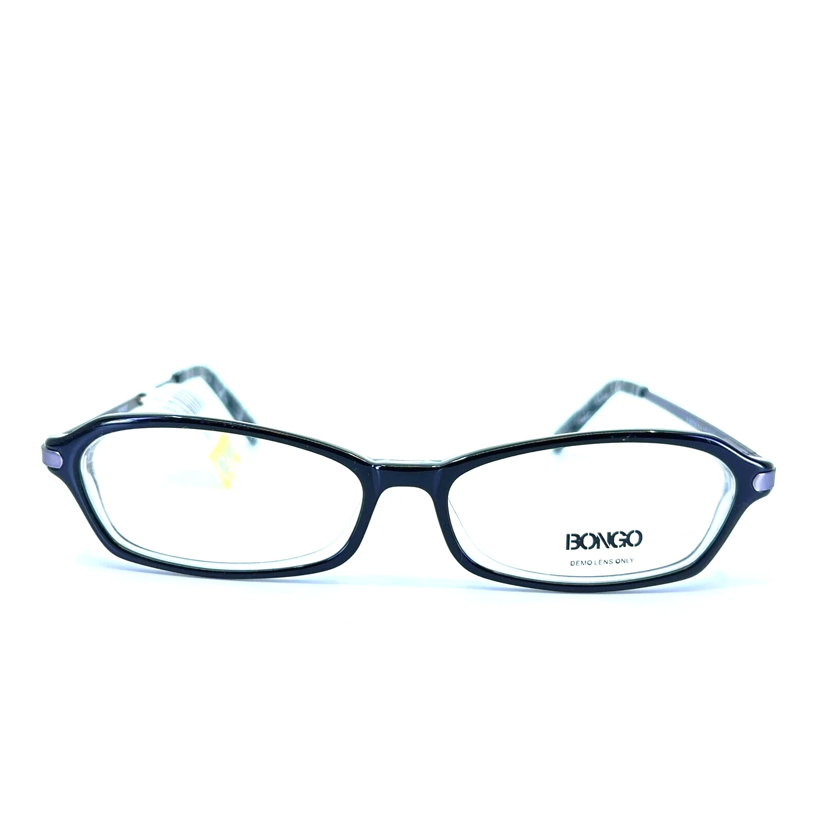 Bongo B Wedge BLK Black Gray Oval Full Rim Eyeglasses Frames 51[]14 135 mm