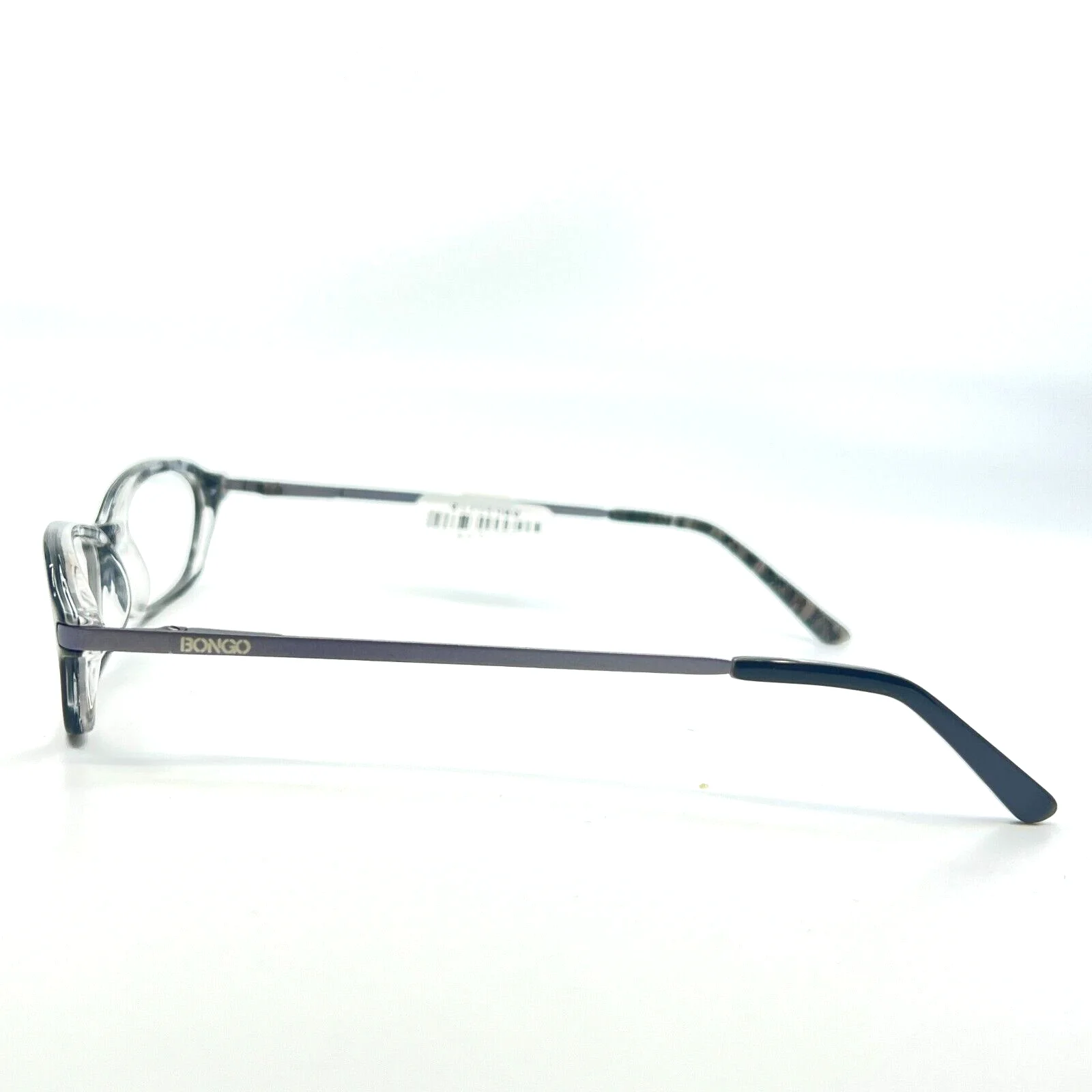 Bongo B Wedge BLK Eyeglasses Black Grey Oval Full Rim Frames 51[]14 135 mm j1 3