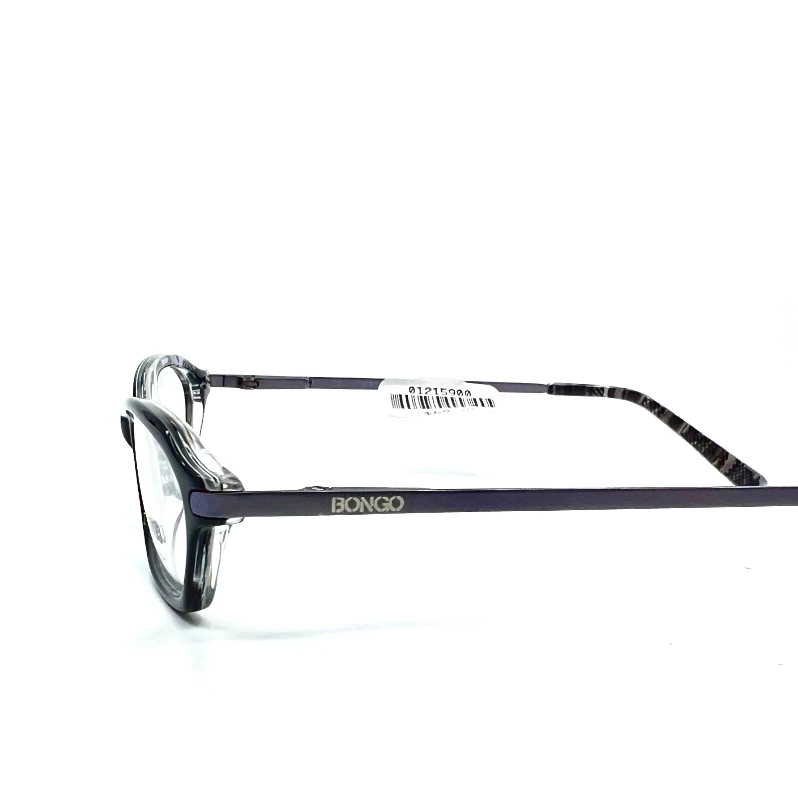 Bongo B Wedge BLK Eyeglasses Black Grey Oval Full Rim Frames 51[]14 135 mm j1 4