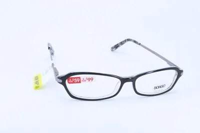 Bongo WEDGE Black Rectangle Women Full Rim 51-14-135 Eyeglasses Frames 2