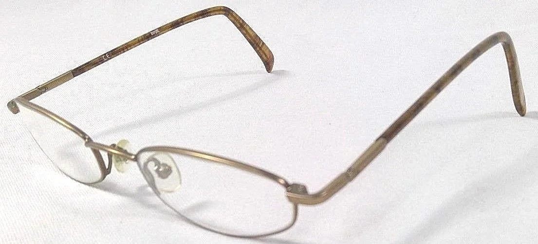 Bongo womens eyeglass frames B Papaya Tan 15 Frame 47[]19/133