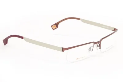BOSS ORANGE Burgundy Mud Semi-Rimless Eyeglass Frames 54mm B0057 $260 NEW 2