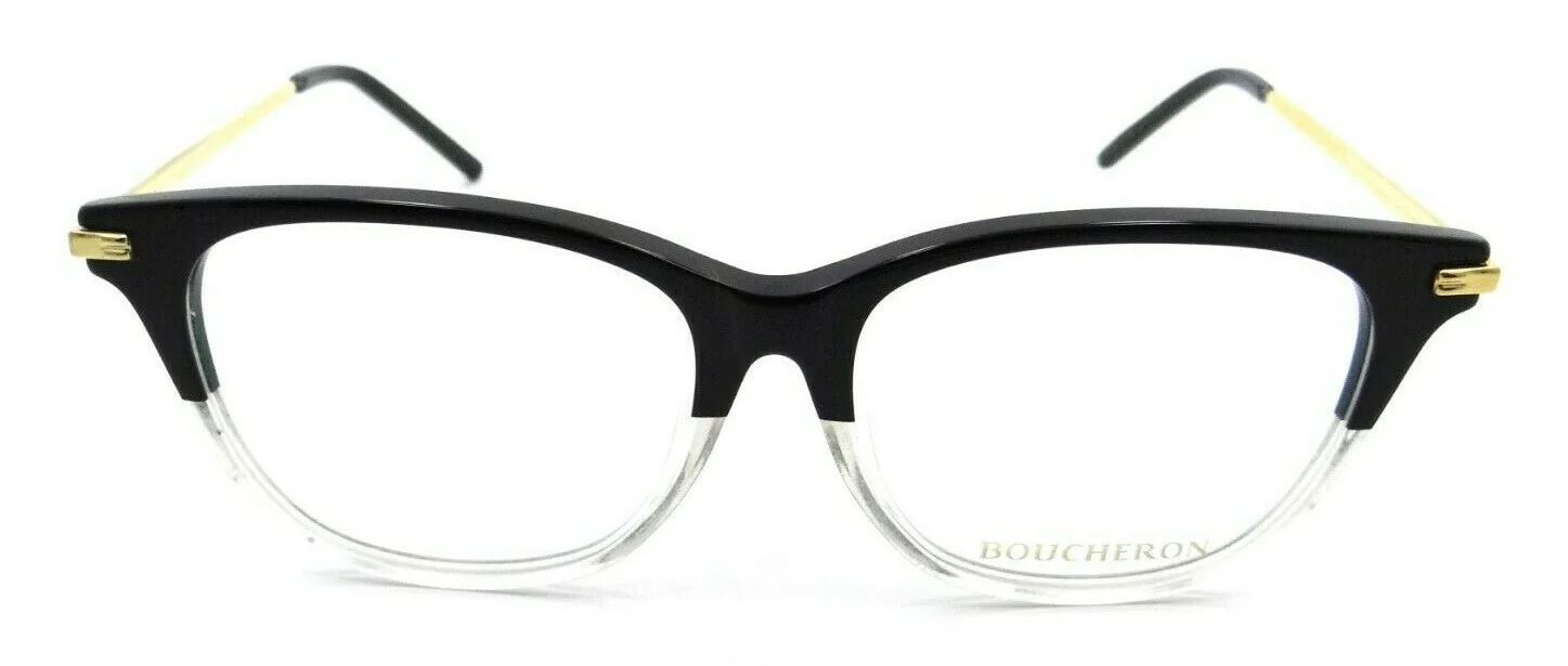 Boucheron Eyeglasses Frames BC0027OA 003 54-16-145 Black / Gold Asian Fit 2