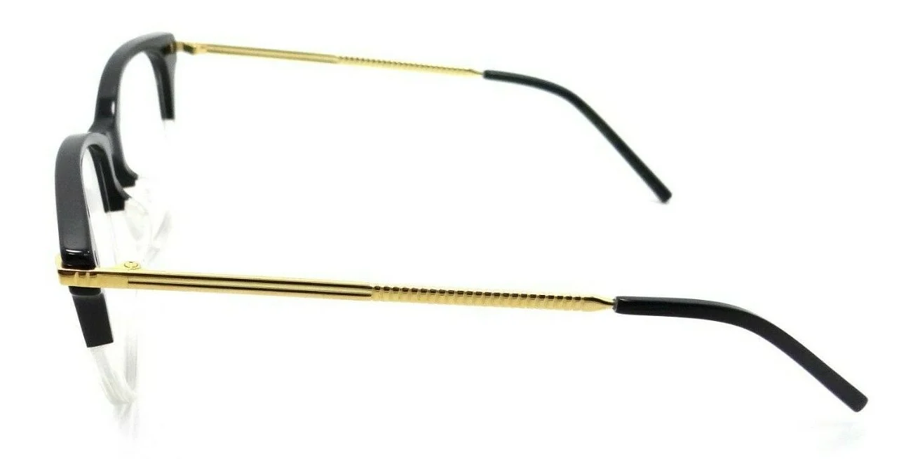 Boucheron Eyeglasses Frames BC0027OA 003 54-16-145 Black / Gold Asian Fit 3