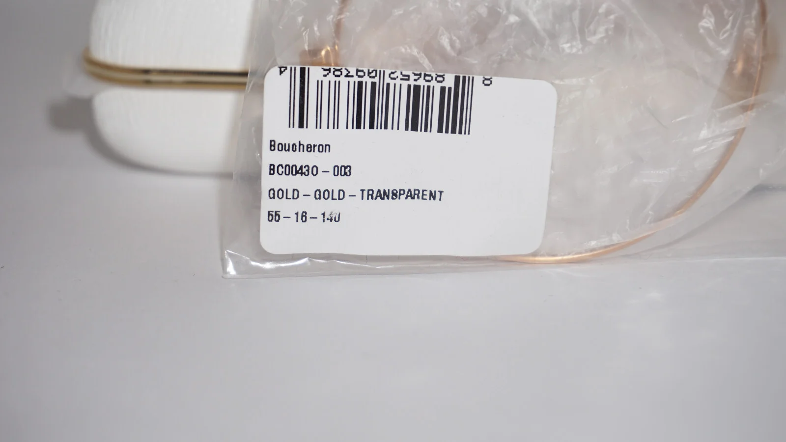 Boucheron New Eyeglasses Oval Gold Gold BC0043O 003 55 16 140 2