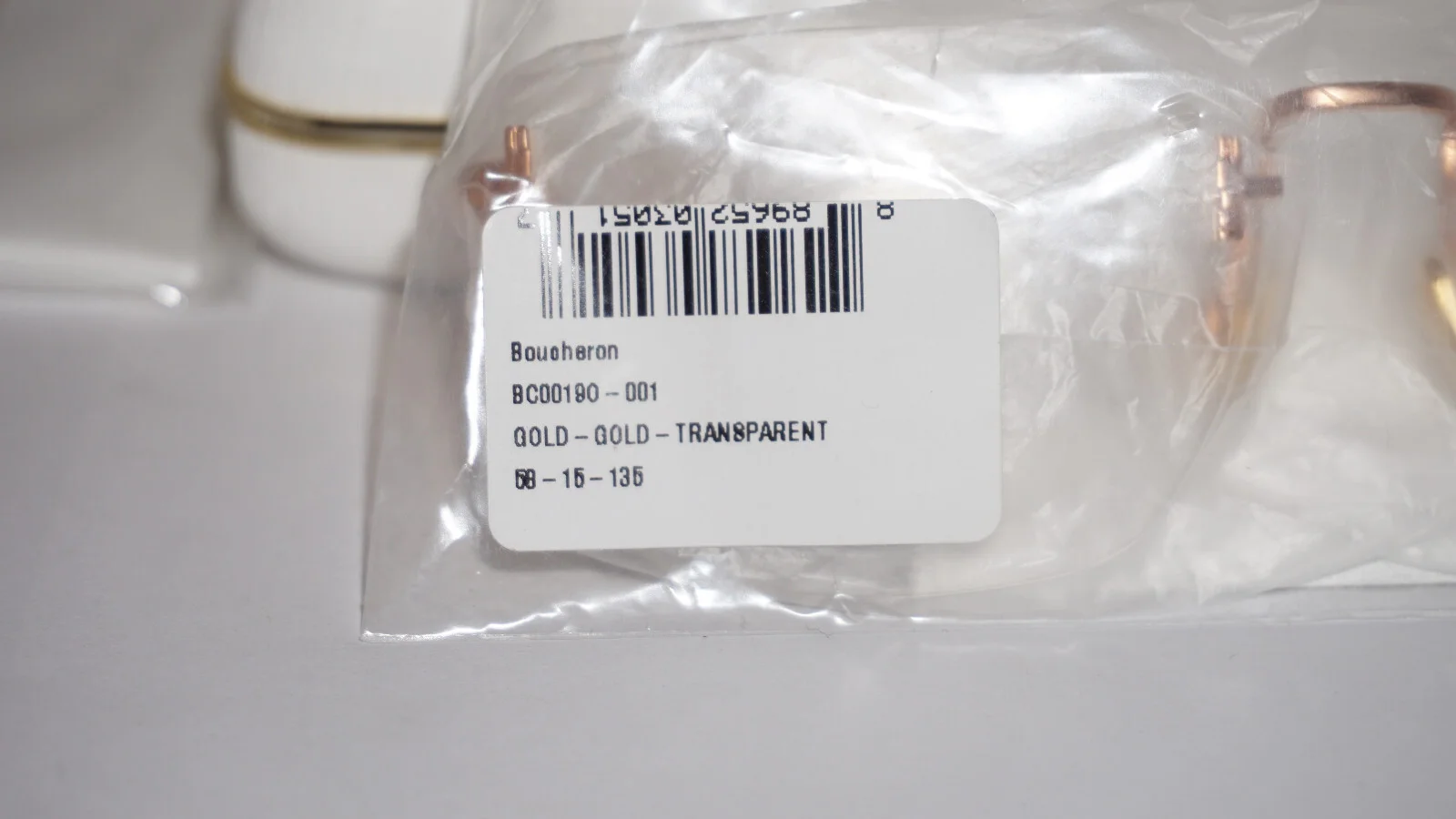 Boucheron New Eyeglasses RX Gold Rimless BC0019O 001 58 15 135 2