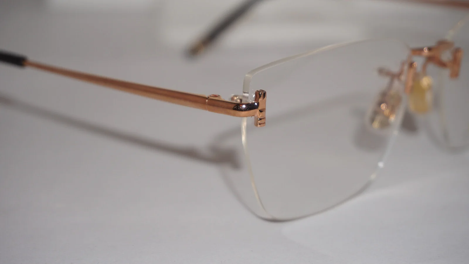 Boucheron New Eyeglasses RX Gold Rimless BC0019O 001 58 15 135 4