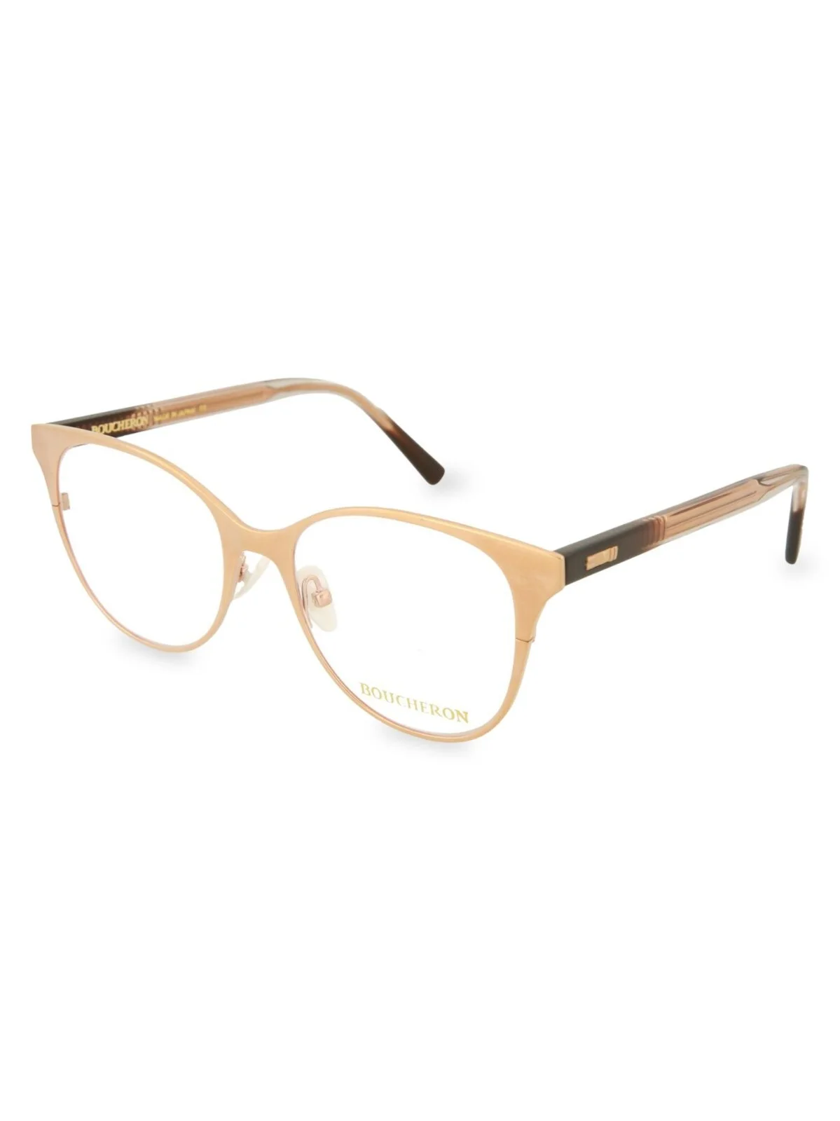 Boucheron Women’s 51 MM Round Optical Glasses BC0013O 002 51 18-140 with Case 2