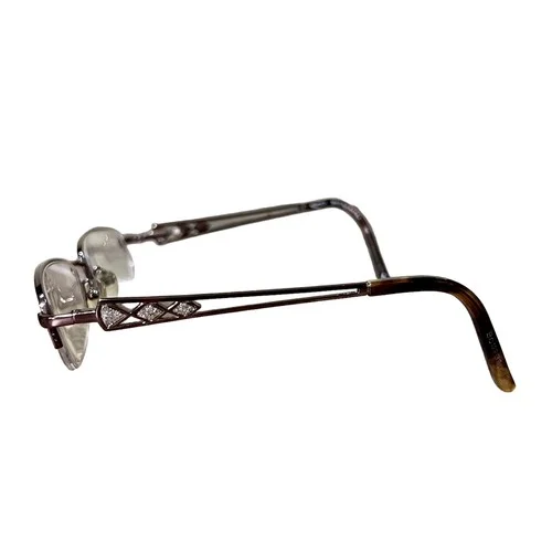 Bourgeois Eyeglass Frames CH7760 C62B Tortoise Silver Glitter Accents Full Rim 2