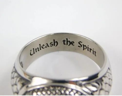 Bradford Exchange Stainless Brown Dragon Eye Unleash the Spirit Ring 4