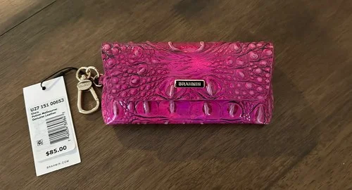 Brahmin Potion MELBOURNE Elora Eyeglass / Sunglass Case genuine leather NWT