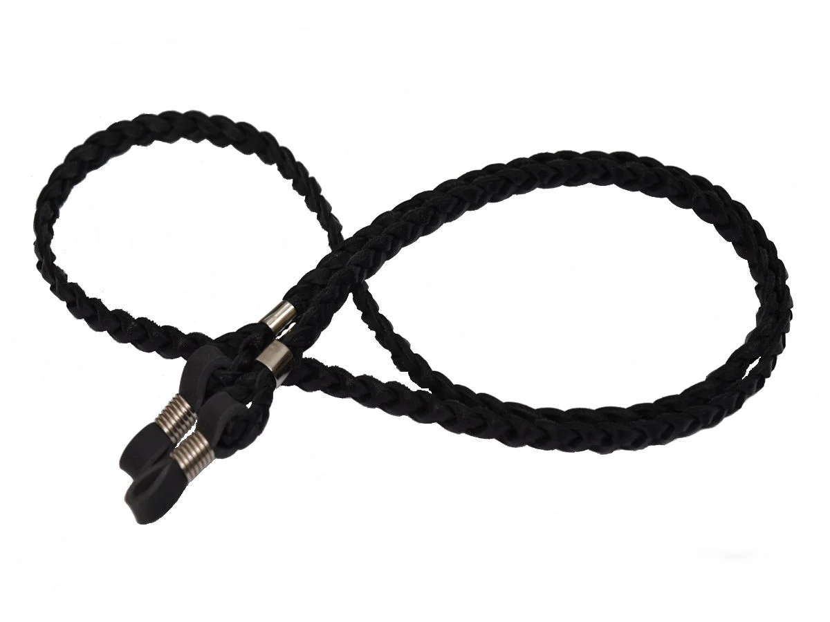 Braided Leather Eyeglass Sunglass Leash Retainer Holder Lanyard 24