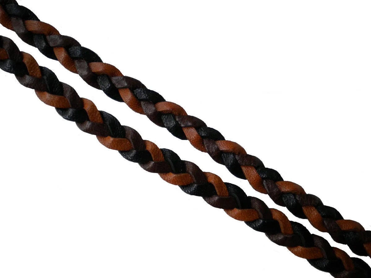 Braided Leather Eyeglass Sunglass Leash Retainer Holder Lanyard 24 3