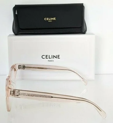 Brand New Authentic Celine Cl 50019 Eyeglasses 072 Transparent Pink CL50019F 4
