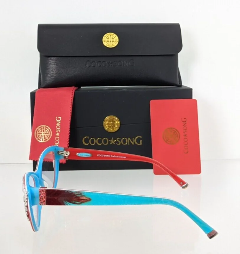 Brand New Authentic COCO SONG Eyeglasses Golden Phoenix Col. 4 54mm CV093 3