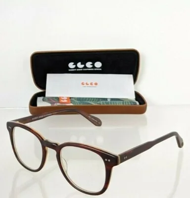 Brand New Authentic Garrett Leight Eyeglasses MCKINLEY MWHT Brown 45mm