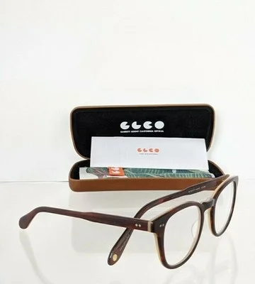 Brand New Authentic Garrett Leight Eyeglasses MCKINLEY MWHT Brown 45mm 2