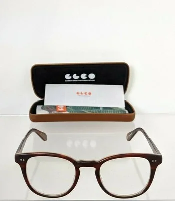 Brand New Authentic Garrett Leight Eyeglasses MCKINLEY MWHT Brown 45mm 3