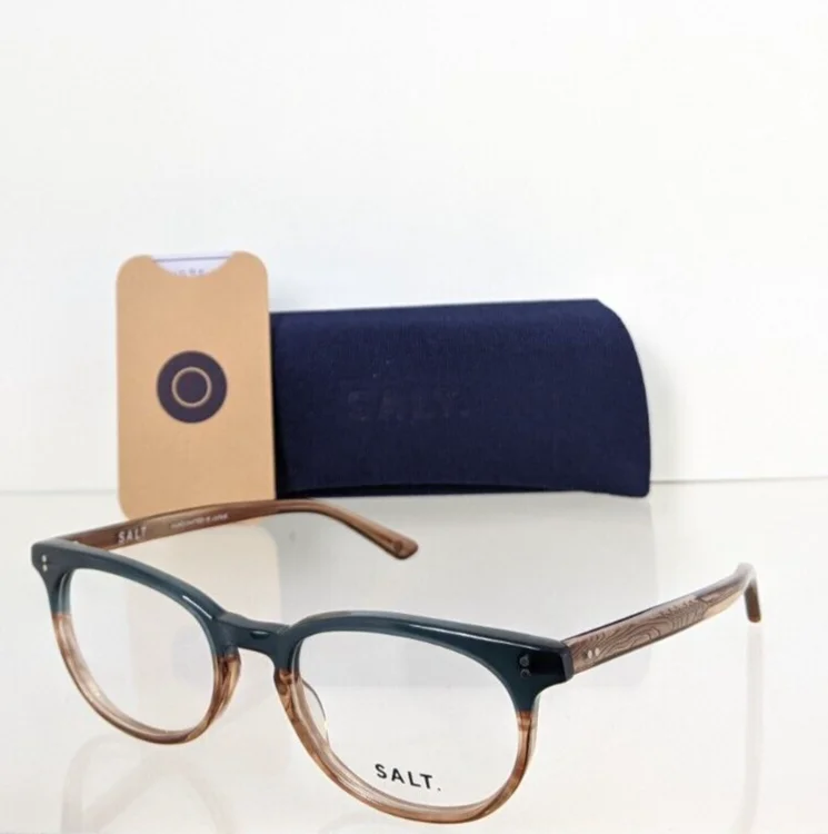 Brand New Authentic SALT Eyeglasses GARLAND OAS 51mm Two Toned Frame