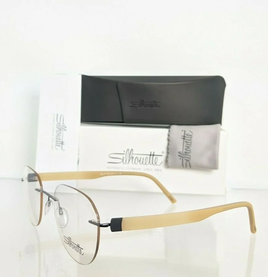 Brand New Authentic Silhouette Eyeglasses 5506 DP 6565 Titanium Frame 49mm 2