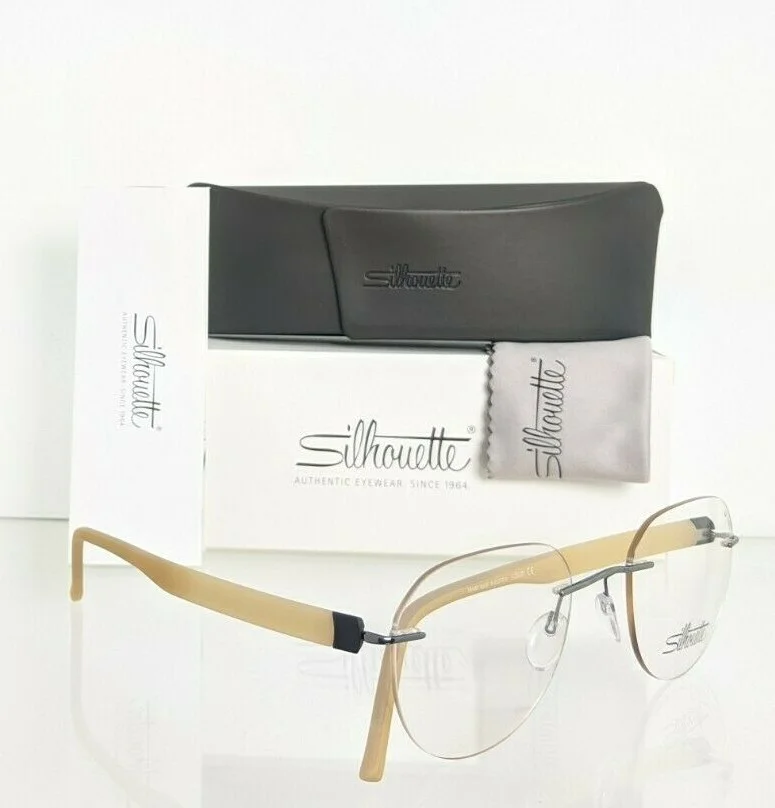 Brand New Authentic Silhouette Eyeglasses 5506 DP 6565 Titanium Frame 49mm 3