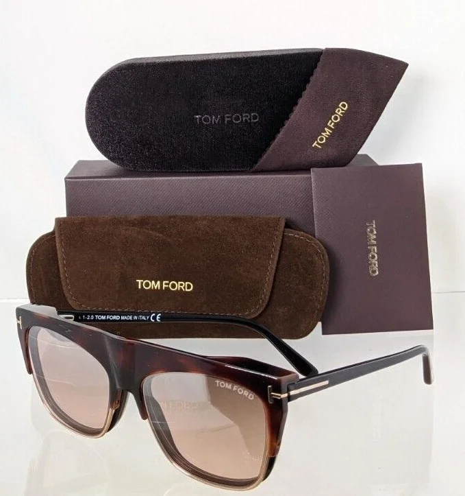 Brand New Authentic Tom Ford TF 5690 Eyeglasses 001 FT 5690-B 55mm with Clip on 2