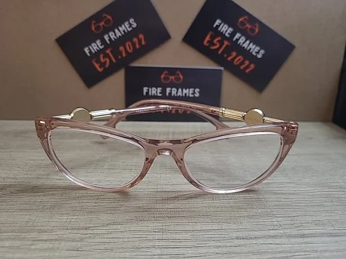 Brand New Authentic Versace Eyeglasses MOD. 3311 5322 52mm Clear Pink 2