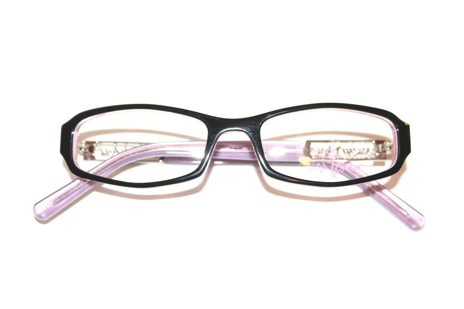 BRAND NEW BABY PHAT BV 207 043 BLACK PINK WOMENS EYEGLASSES RX FRAMES 50-17-137 2