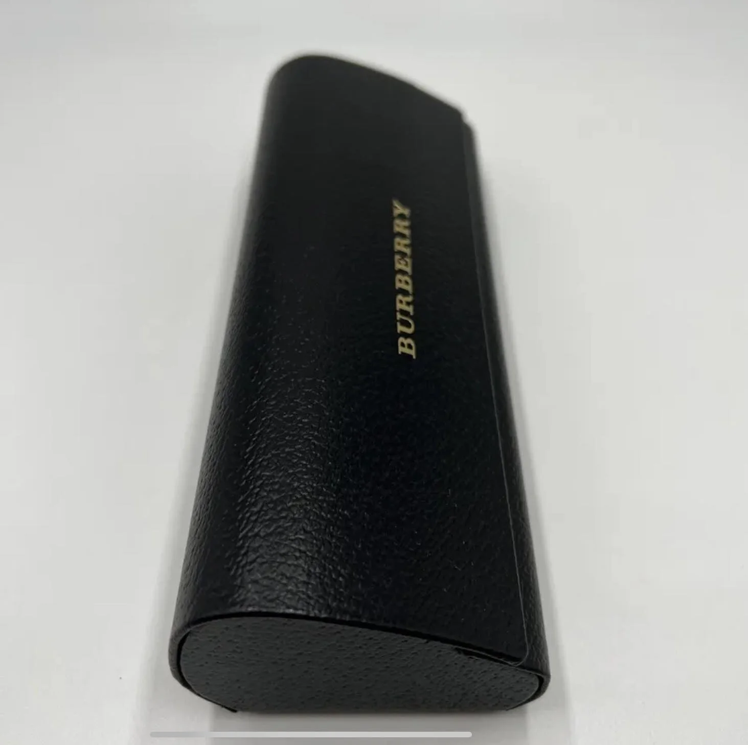 Brand new Black Burberry Eyeglasses /Sunglasses Hard Case cleaning cloth & Box 2