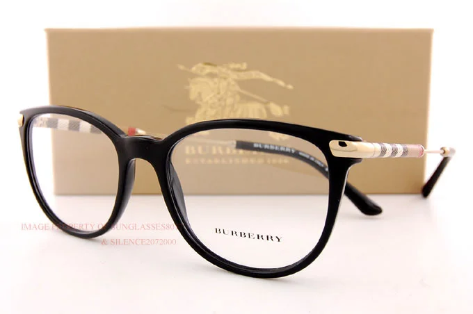 Brand New BURBERRY Eyeglass Frames BE 2255Q 3001 Black For Men Women Size 51