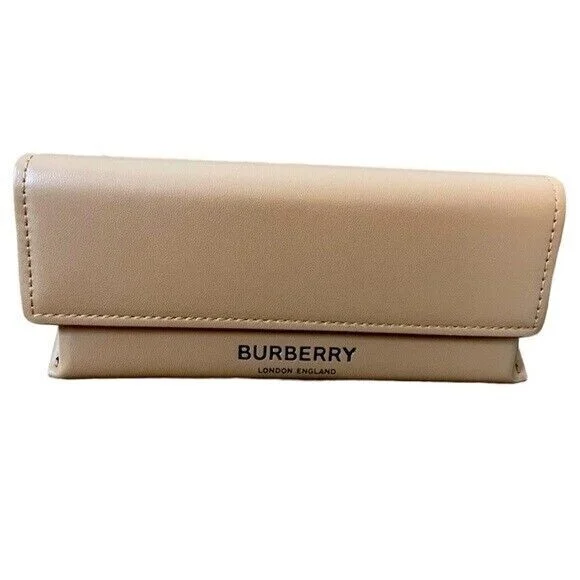 BRAND NEW Burberry Sunglasses Eyeglasses Leather Case Box Glasses Case Cloth 2