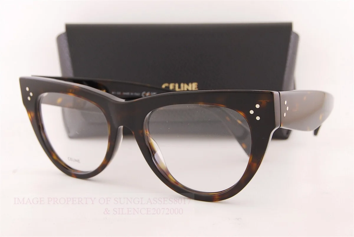 Brand New CELINE Eyeglass Frames CL 5003IN 052 Havana For Women Size 52mm