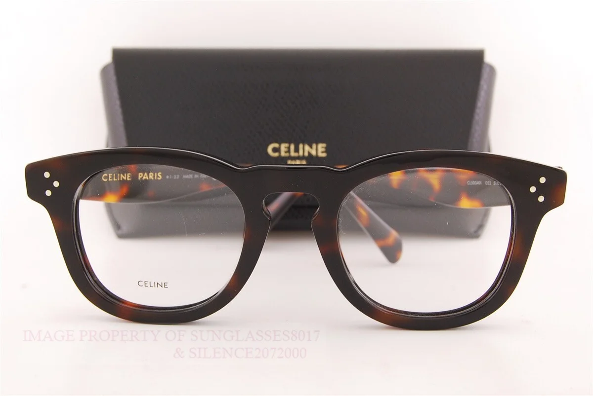 Brand New CELINE Eyeglass Frames CL 50049I 052 Havana For Women Size 50mm 2