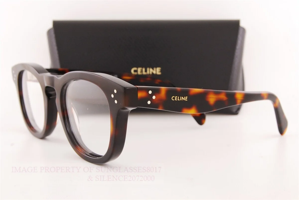 Brand New CELINE Eyeglass Frames CL 50049I 052 Havana For Women Size 50mm 4