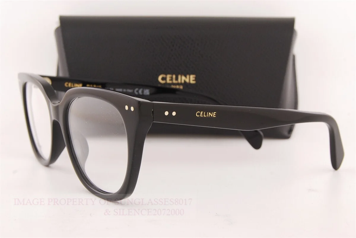 Brand New CELINE Eyeglass Frames CL 50116I 001 Black For Women Size 52mm 4