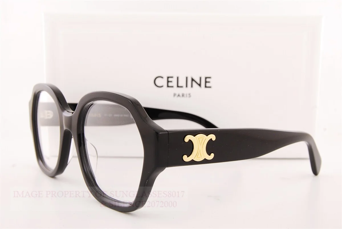 Brand New CELINE Eyeglass Frames CL 50134I 001 Black For Men Women Size 52mm 4