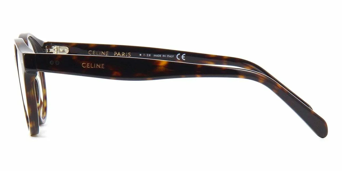 BRAND NEW CELINE PARIS CL5008I 052 ROUND HAVANA AUTHENTIC EYEGLASSES FRAME 47-19 4