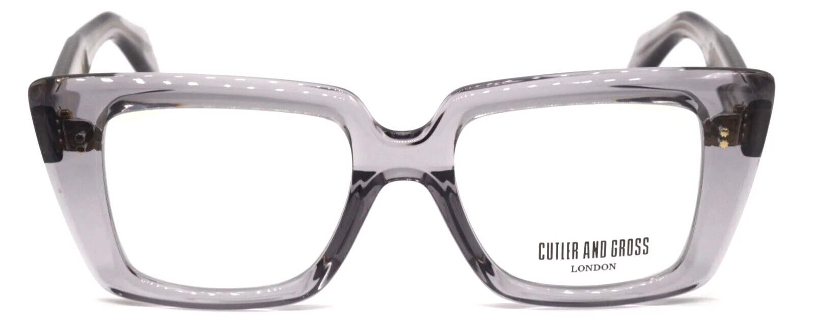 BRAND NEW CUTLER AND GROSS CGOP 1401 04 CLEAR GREY AUTHENTIC EYEGLASSES 51-19 2