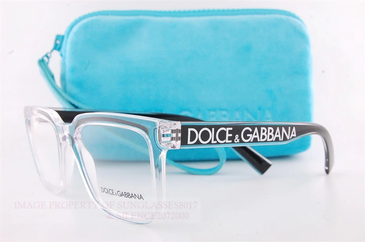 Brand New Dolce & Gabbana Eyeglass Frames DG 5101 3133 Crysta For Men Women 52mm 4