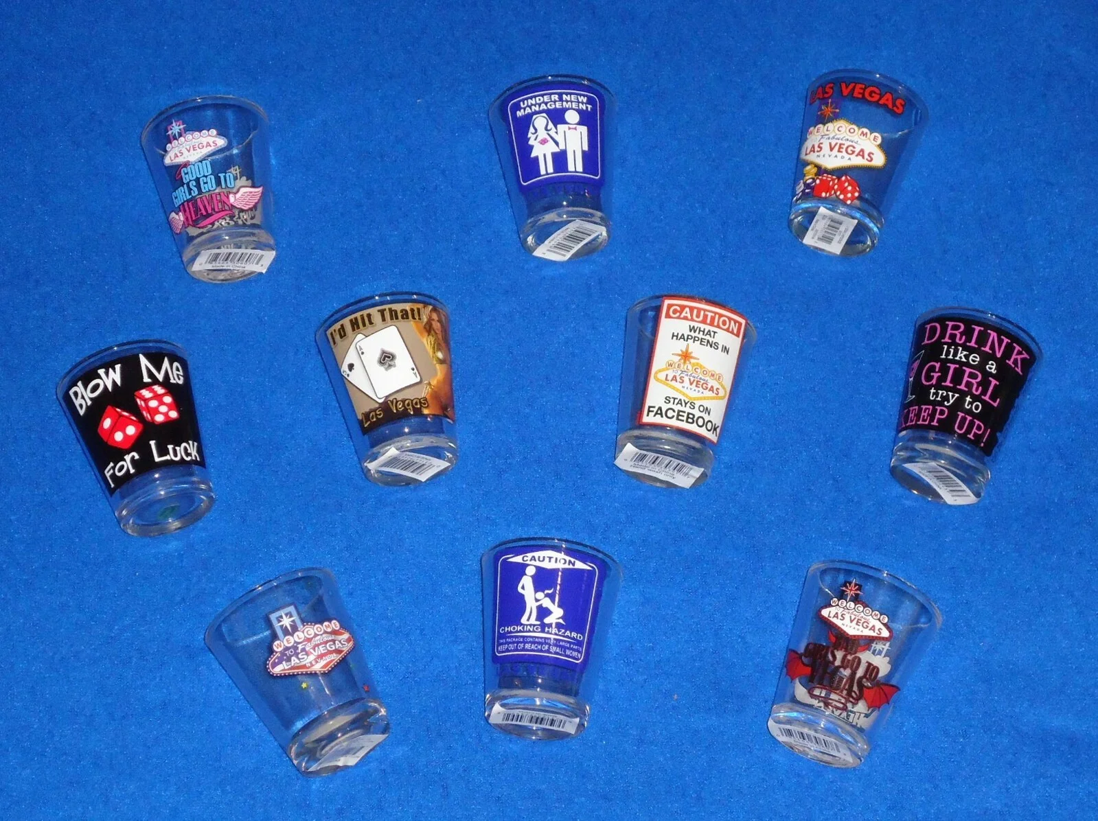 BRAND NEW EXTRAORDINARY LAS VEGAS SHOT GLASS NEVADA SIN CITY COLLECTOR