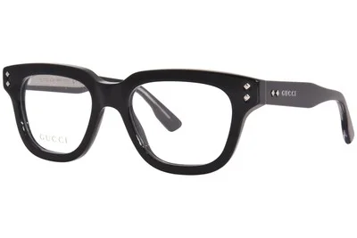 Brand New GUCCI Eyeglass Frames GG 1219/O 001 Black For Men Women 50mm