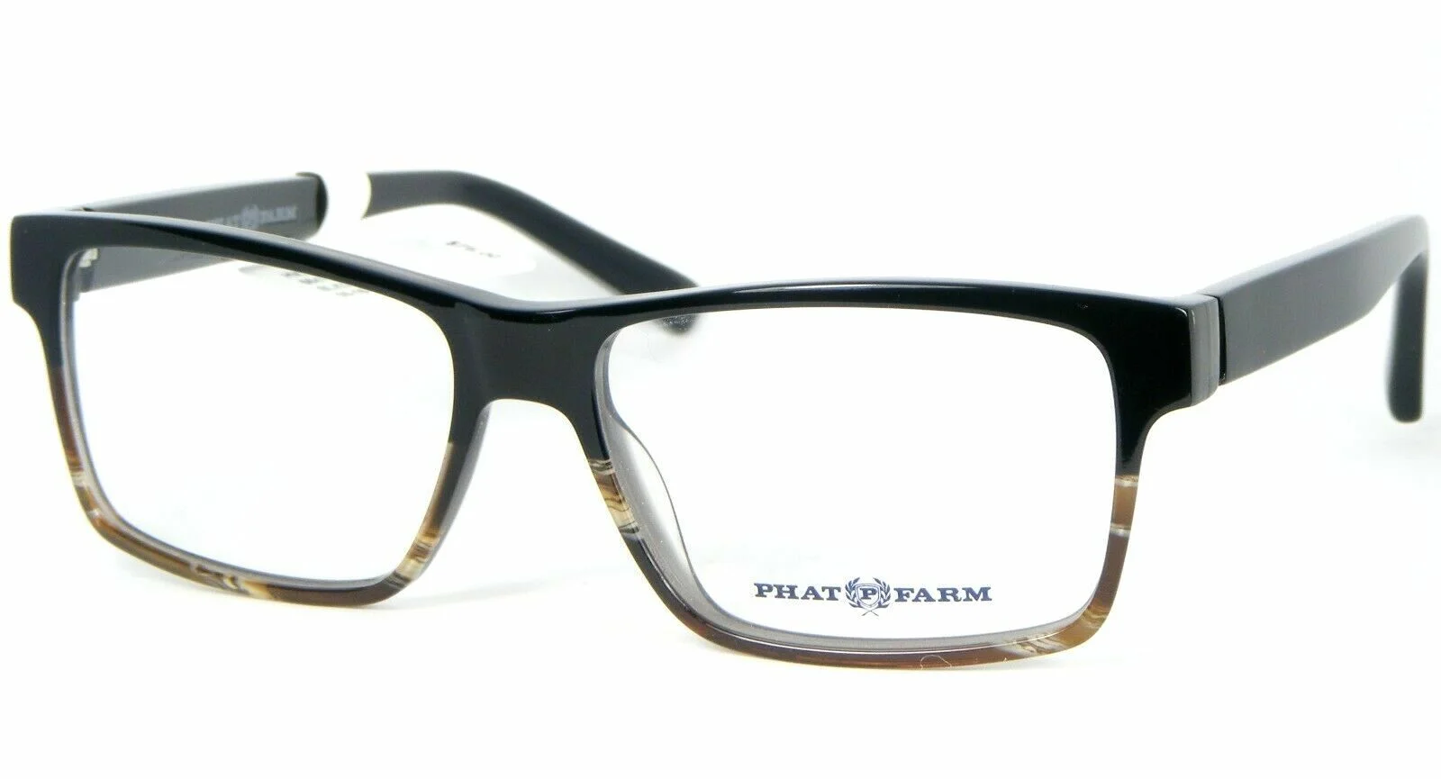 BRAND NEW PHAT FARM 701 BLKGT BLACK HORN AUTHENTIC RX EYEGLASSES 55-15-140 MM 2