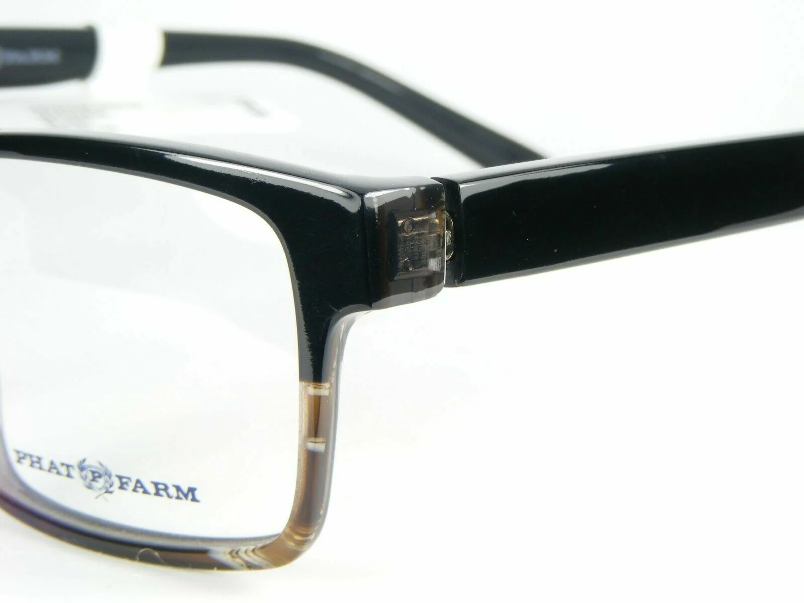 BRAND NEW PHAT FARM 701 BLKGT BLACK HORN AUTHENTIC RX EYEGLASSES 55-15-140 MM 4