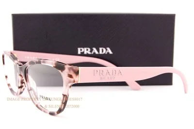 Brand New Prada Eyeglass Frames PR 03WV ROJ Pink Havana For Women Size 53 3